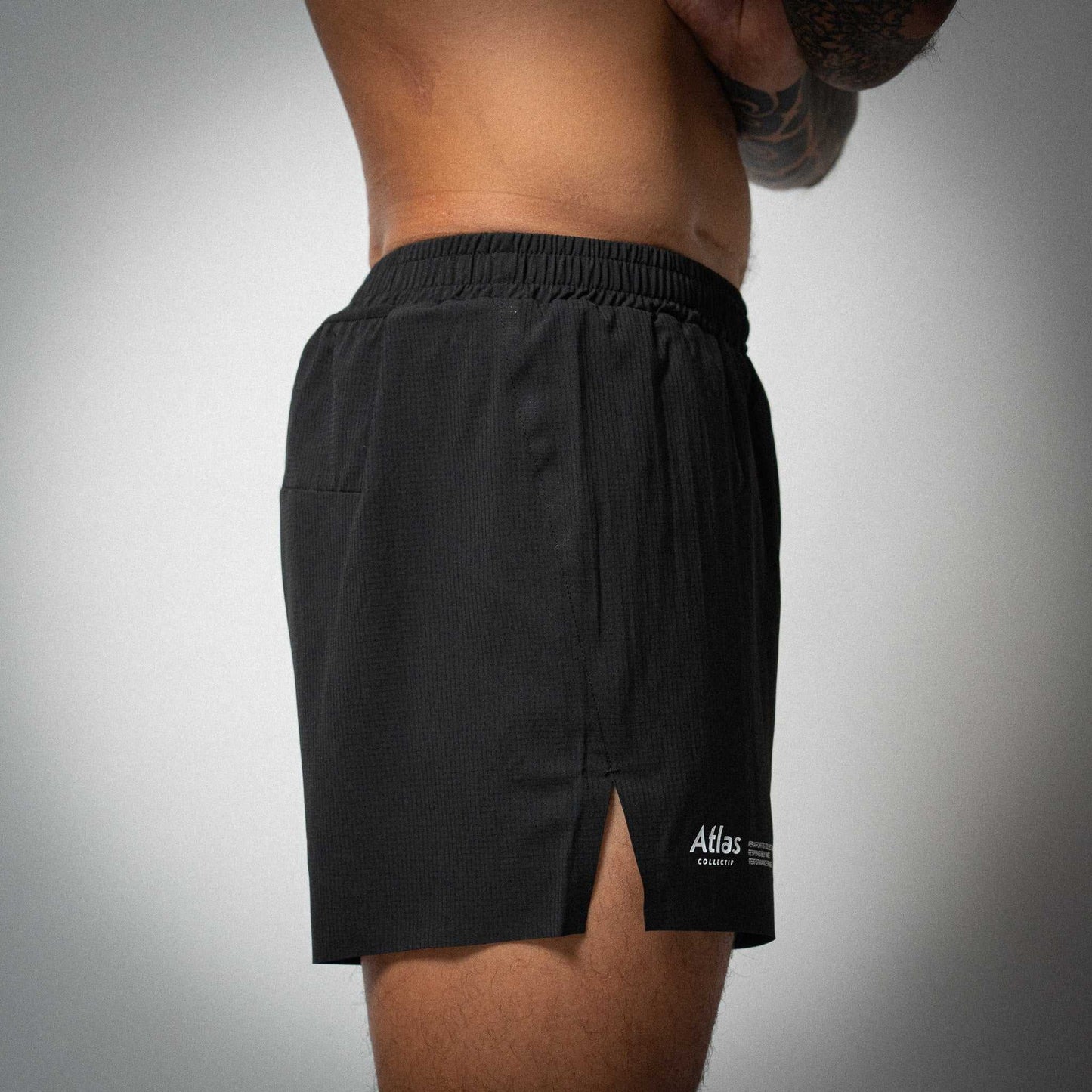 Aeria Fortis 4" Race Shorts Black