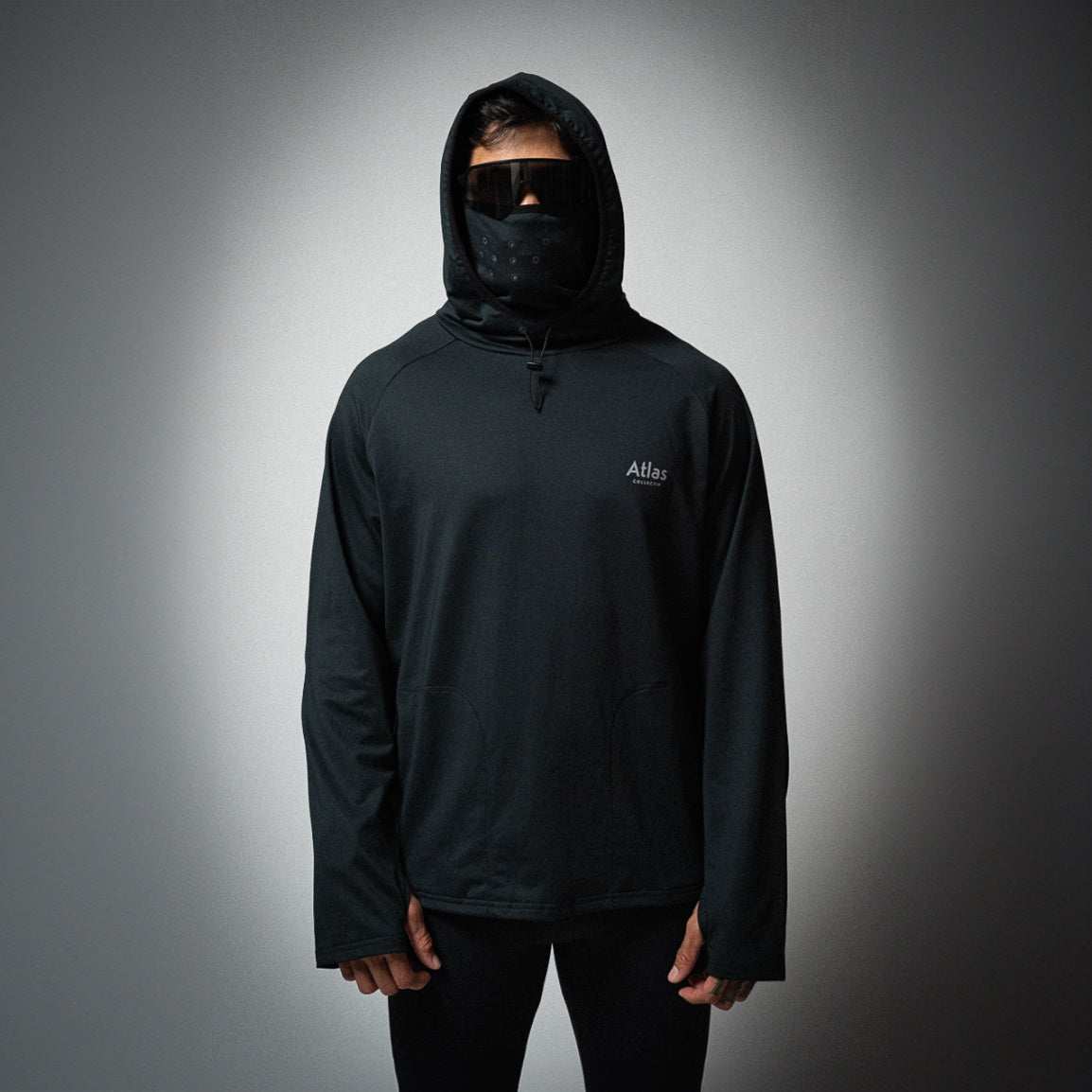 Illumi Trax Running Balaclava Hoodie Black