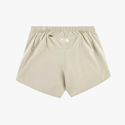 Aeria Fortis 4" WMNS Race Shorts Beige