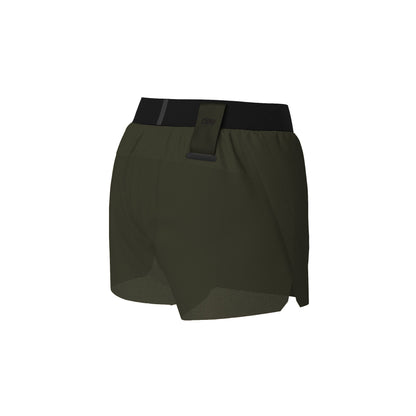 Elite Crag reflective running shorts with wicking, cooling, and odour control features.