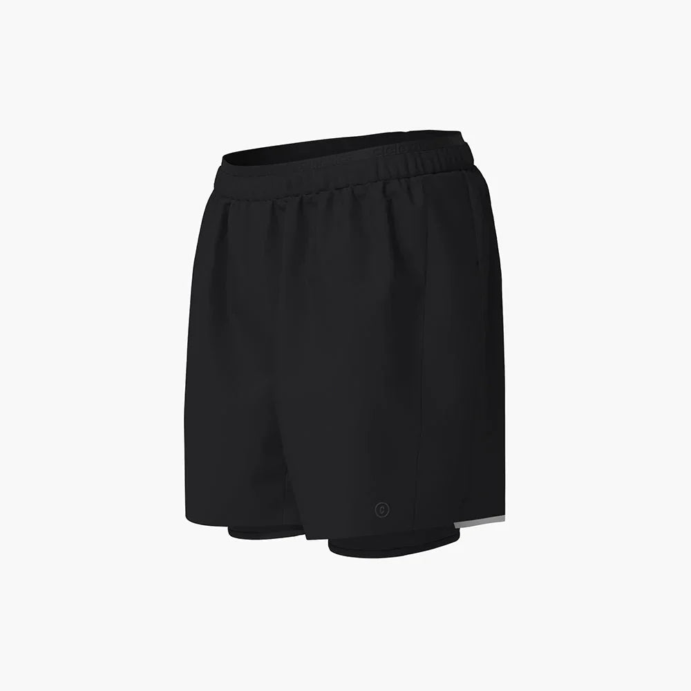 DLYShort 5" Long Brief in black with reflective, sun protection, and wicking features.