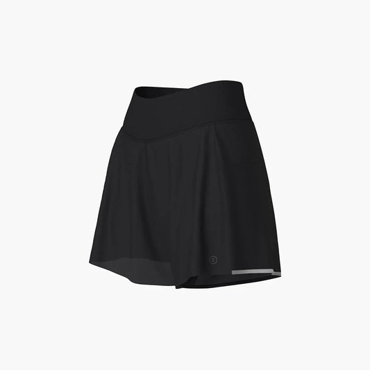 Women's TRNShort 4-inch brief in Shadowcast, reflective, machine washable, sun protection, wicking and cooling fabric.