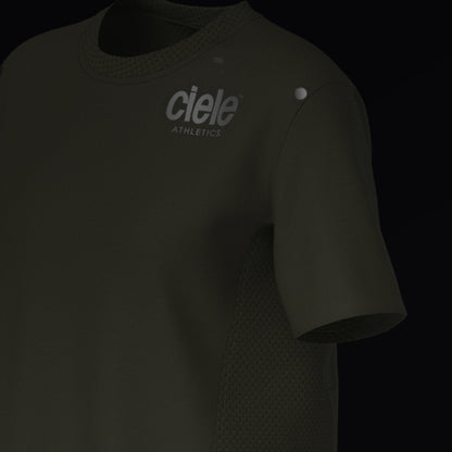 RCDTshirt Elite Raven with reflective, moisture-wicking, and temperature control features.