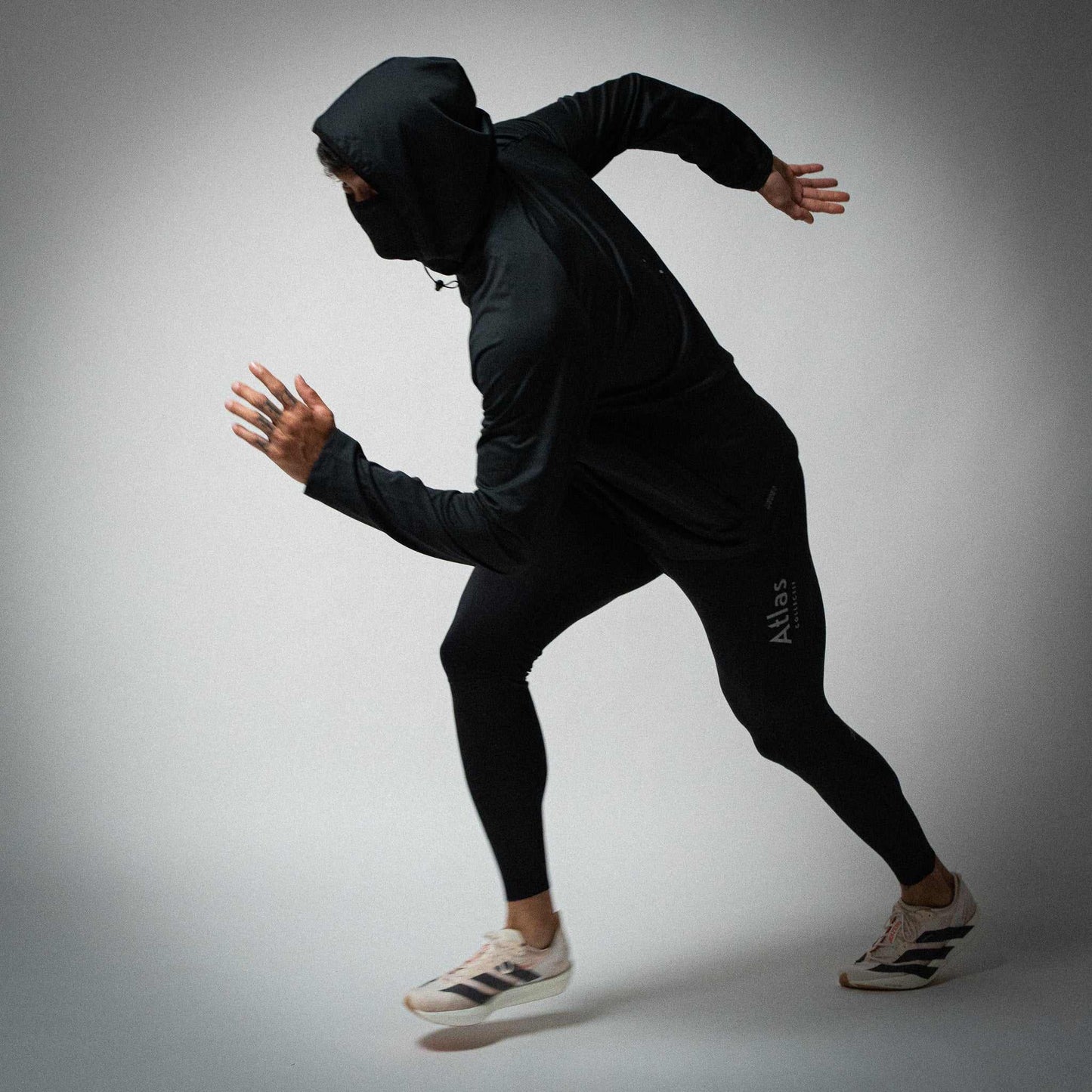 Illumi Trax Running Balaclava Hoodie Black