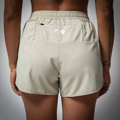 Aeria Fortis 4" WMNS Race Shorts Beige