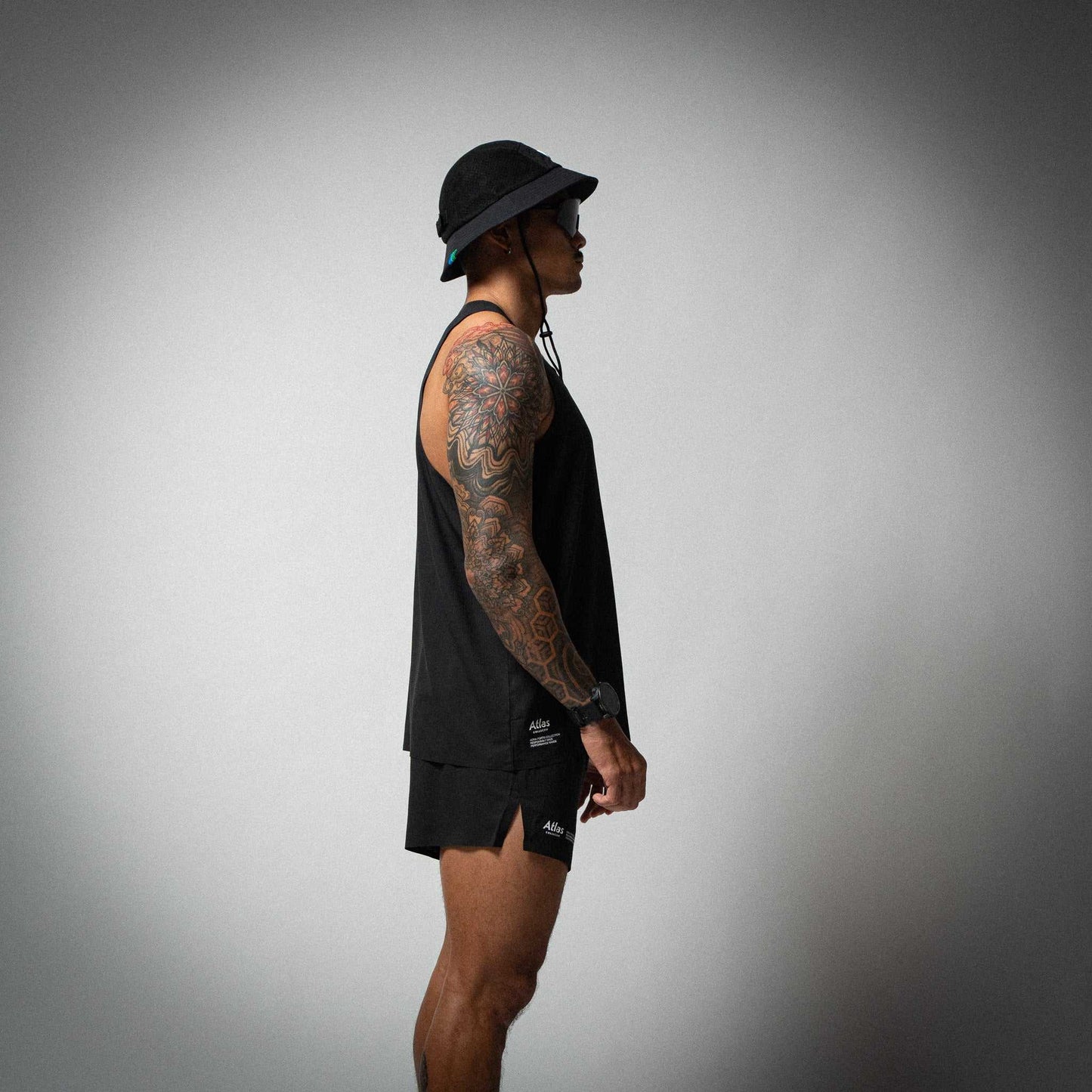 Aeria Fortis 4" Race Shorts Black