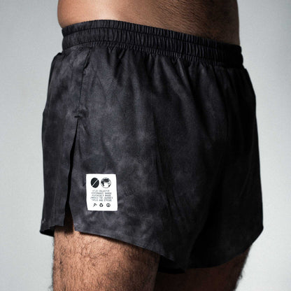 V3 Core Race 3" Shorts Black Tie-Dye
