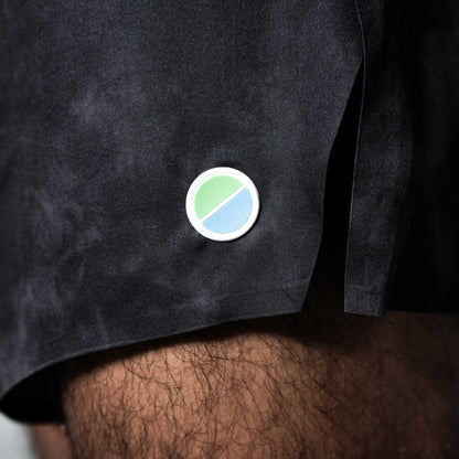 V3 Core Race 3" Shorts Black Tie-Dye