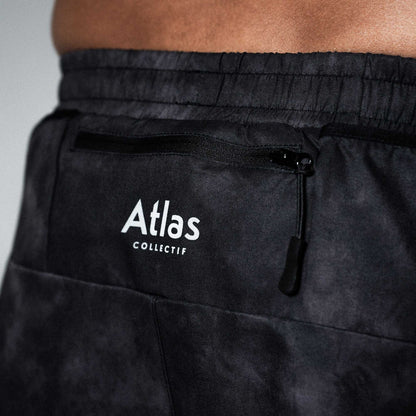 V3 Core Race 3" Shorts Black Tie-Dye