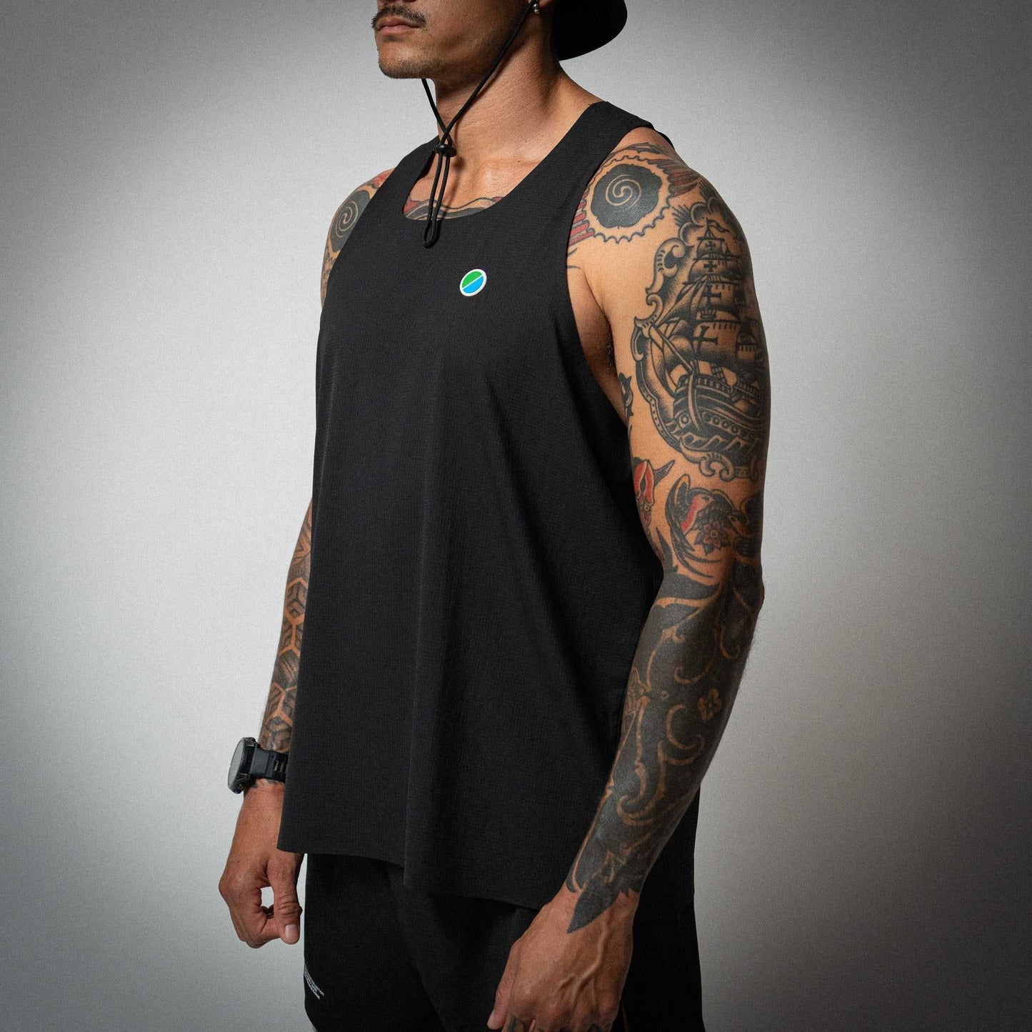 Aeria Fortis Race Tank Black