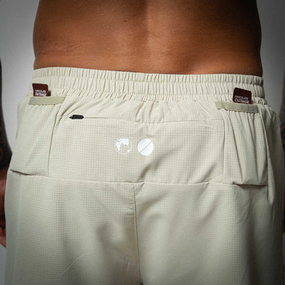 Aeria Fortis 4" Race Shorts Beige