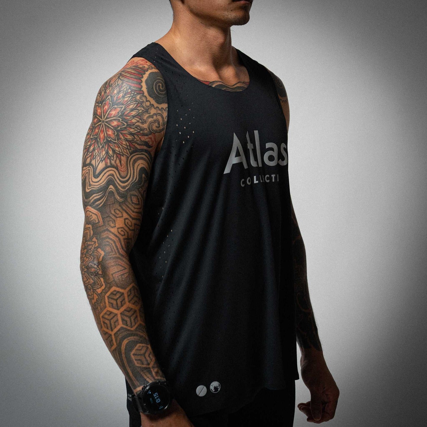 Illumi Trax Running Tank Black