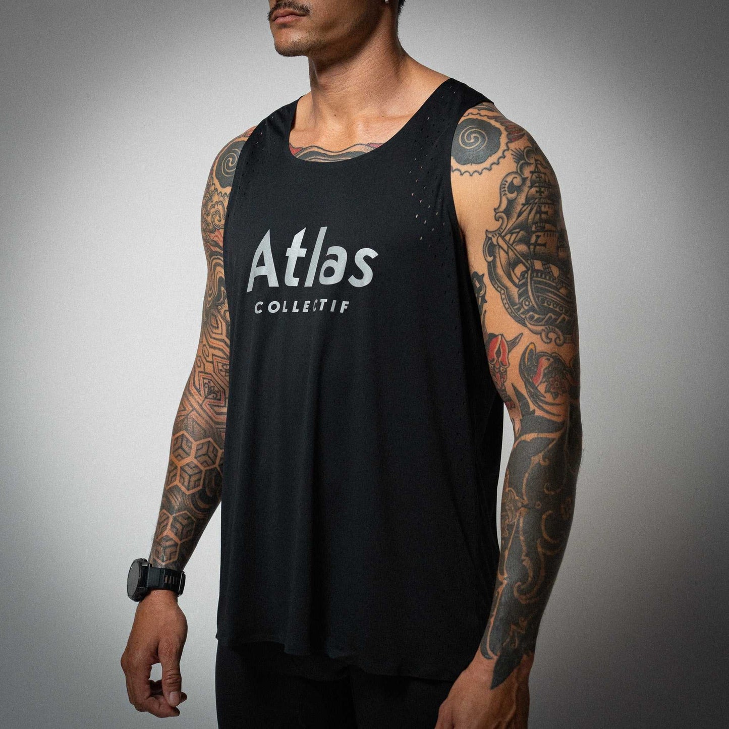 Illumi Trax Running Tank Black