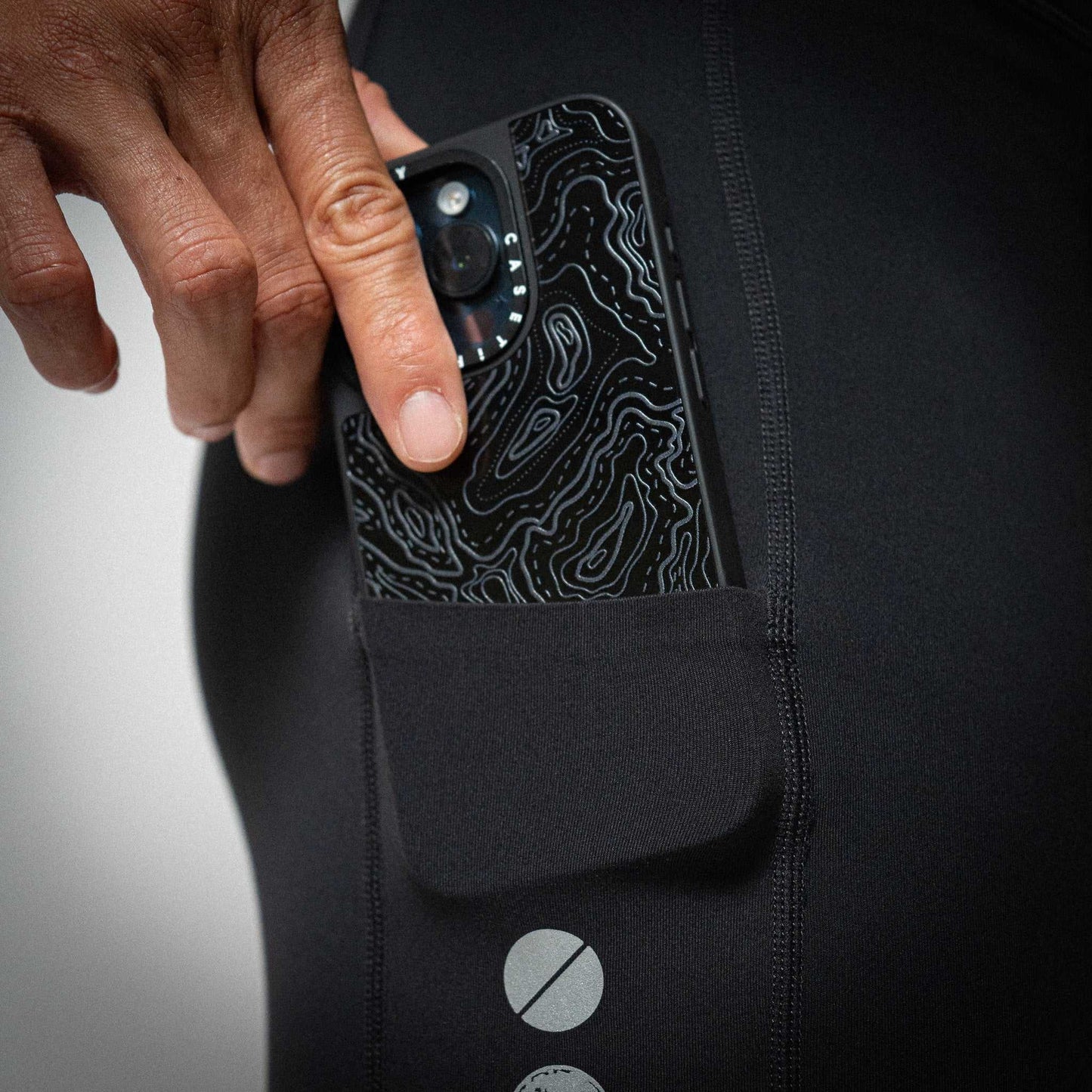 Illumi Trax Half Running Tights Black