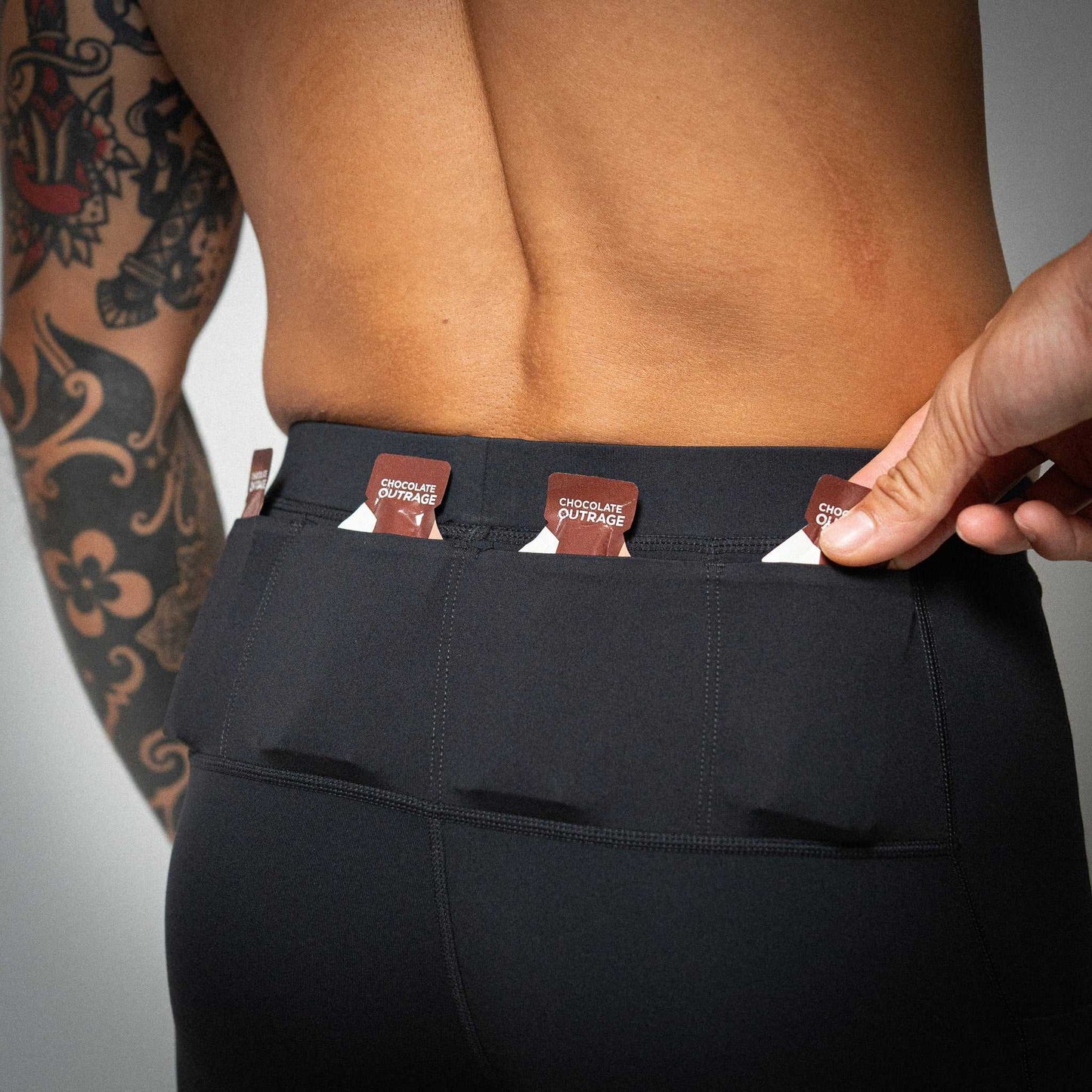 Illumi Trax Half Running Tights Black