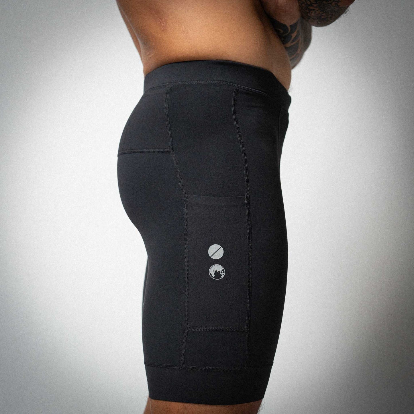 Illumi Trax Half Running Tights Black