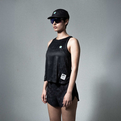 V3 Core WMNS Race Tank Black Tie-Dye