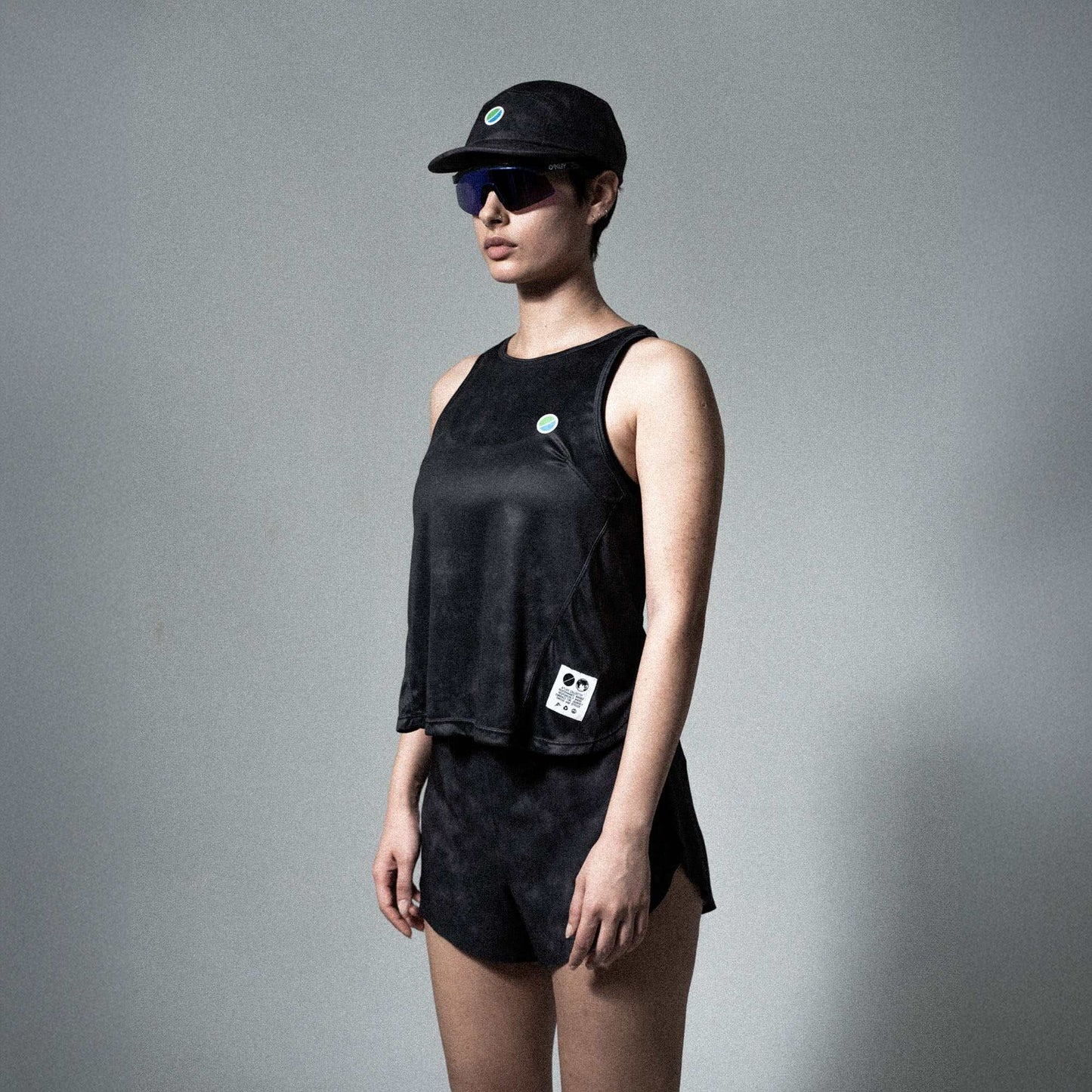 V3 Core WMNS Race Tank Black Tie-Dye