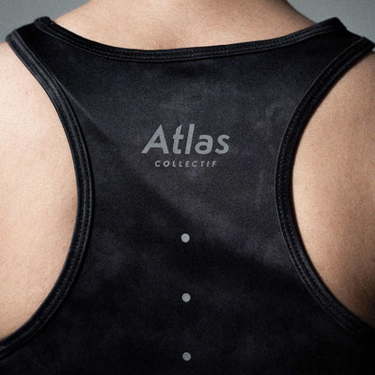 V3 Core WMNS Race Tank Black Tie-Dye