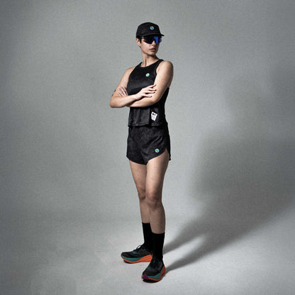 V3 Core WMNS Race Tank Black Tie-Dye