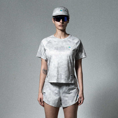 V3 Core WMNS 3" Shorts Grey Tie-Dye