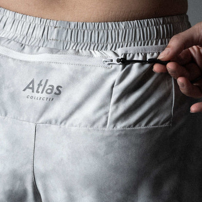 V3 Core WMNS 3" Shorts Grey Tie-Dye