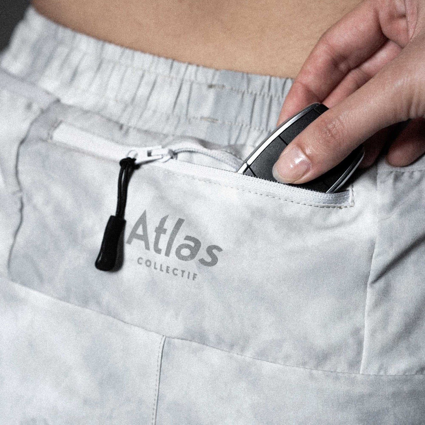 V3 Core WMNS 3" Shorts Grey Tie-Dye