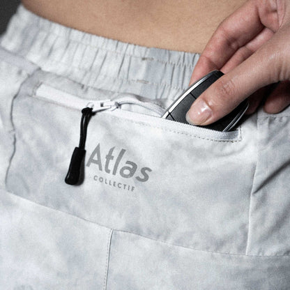 V3 Core WMNS 3" Shorts Grey Tie-Dye