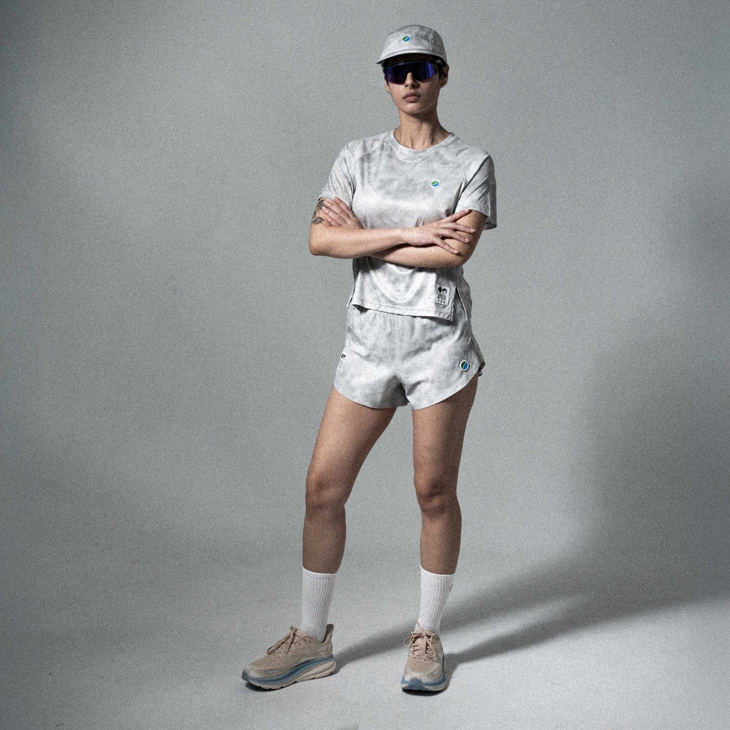 V3 Core WMNS T-Shirt Grey Tie-Dye