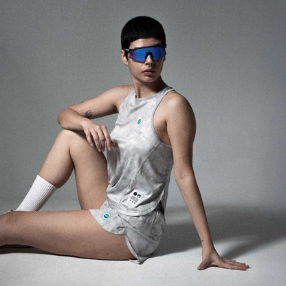 V3 Core WMNS 3" Shorts Grey Tie-Dye