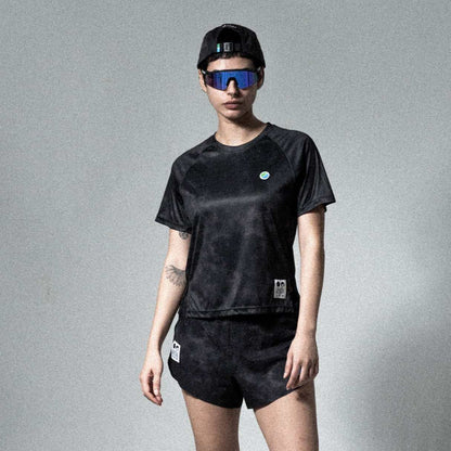 V3 Core WMNS 3" Shorts Black Tie-Dye