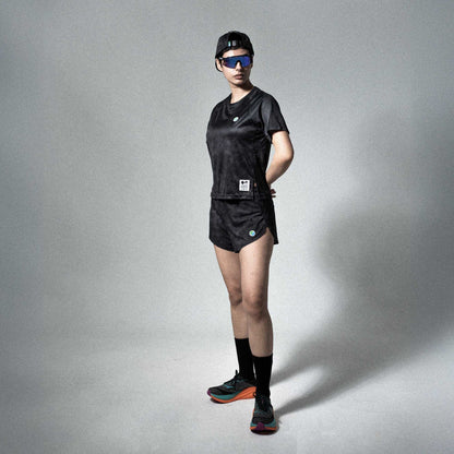 V3 Core WMNS 3" Shorts Black Tie-Dye