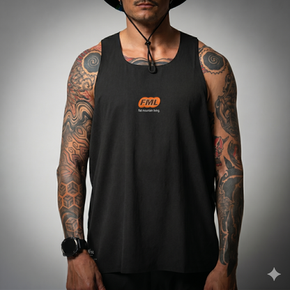 FMLxAtlas Race Tank Black
