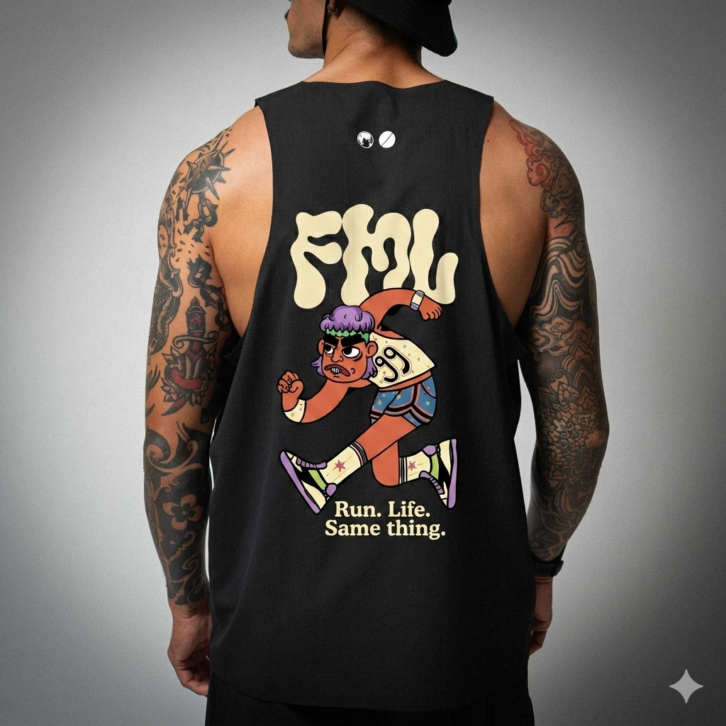 FMLxAtlas Race Tank Black