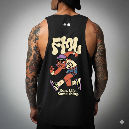 FMLxAtlas Race Tank Black