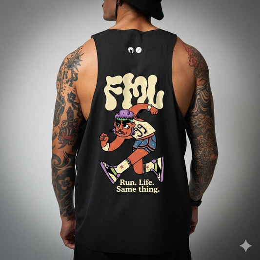 FMLxAtlas Race Tank Black