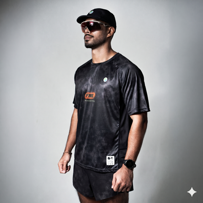 FML x MNS T-Shirt Black Tie-Dye