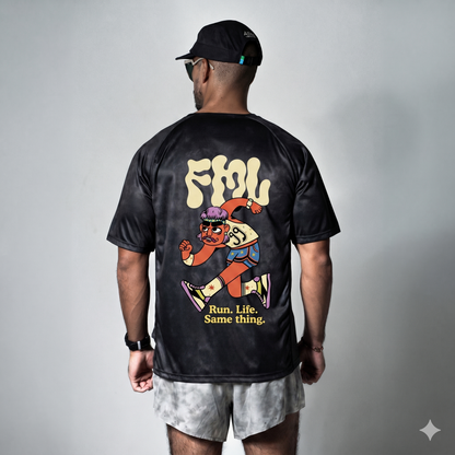 FML x MNS T-Shirt Black Tie-Dye