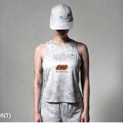 FML WMNS Race Tank Grey Tie-Dye