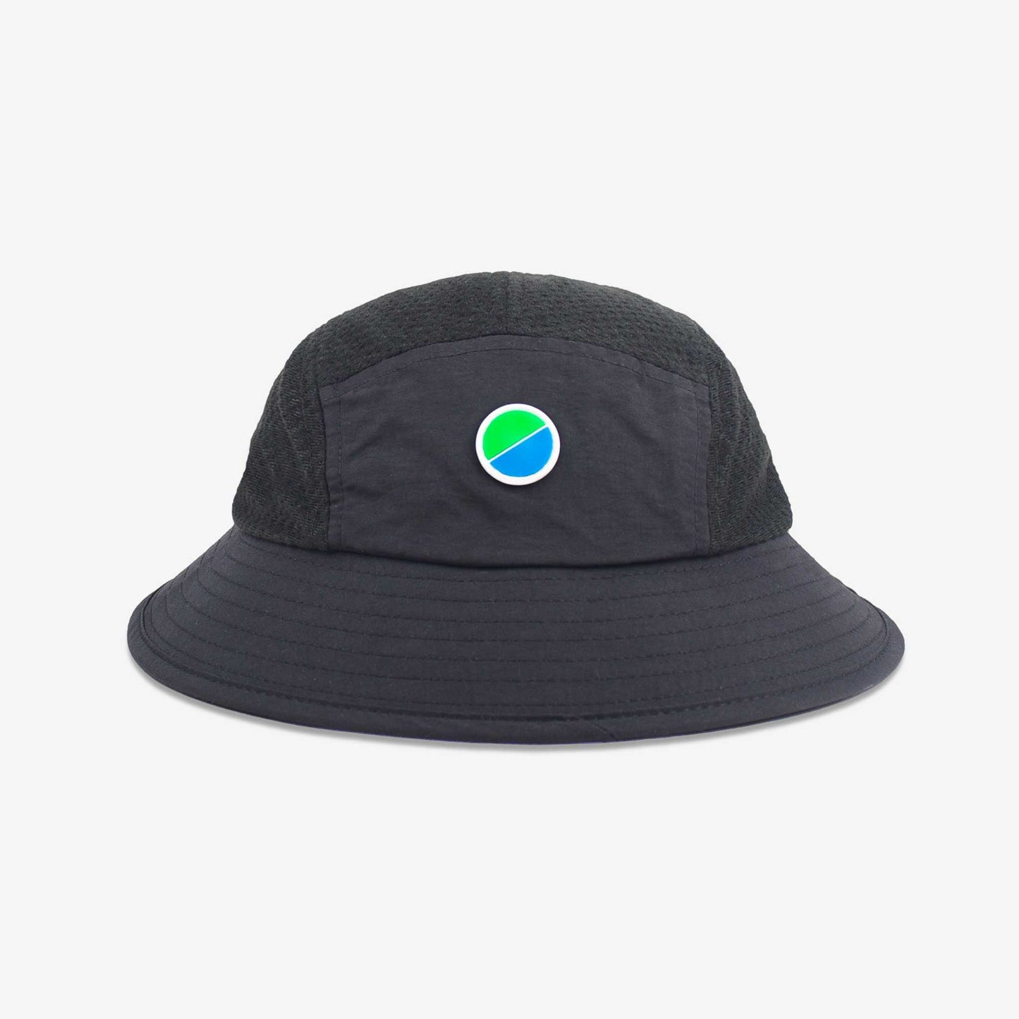 Aeria Fortis Performance Bucket Hat with breathable mesh and signature branding.