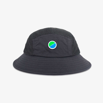 Aeria Fortis Performance Bucket Hat with breathable mesh and signature branding.