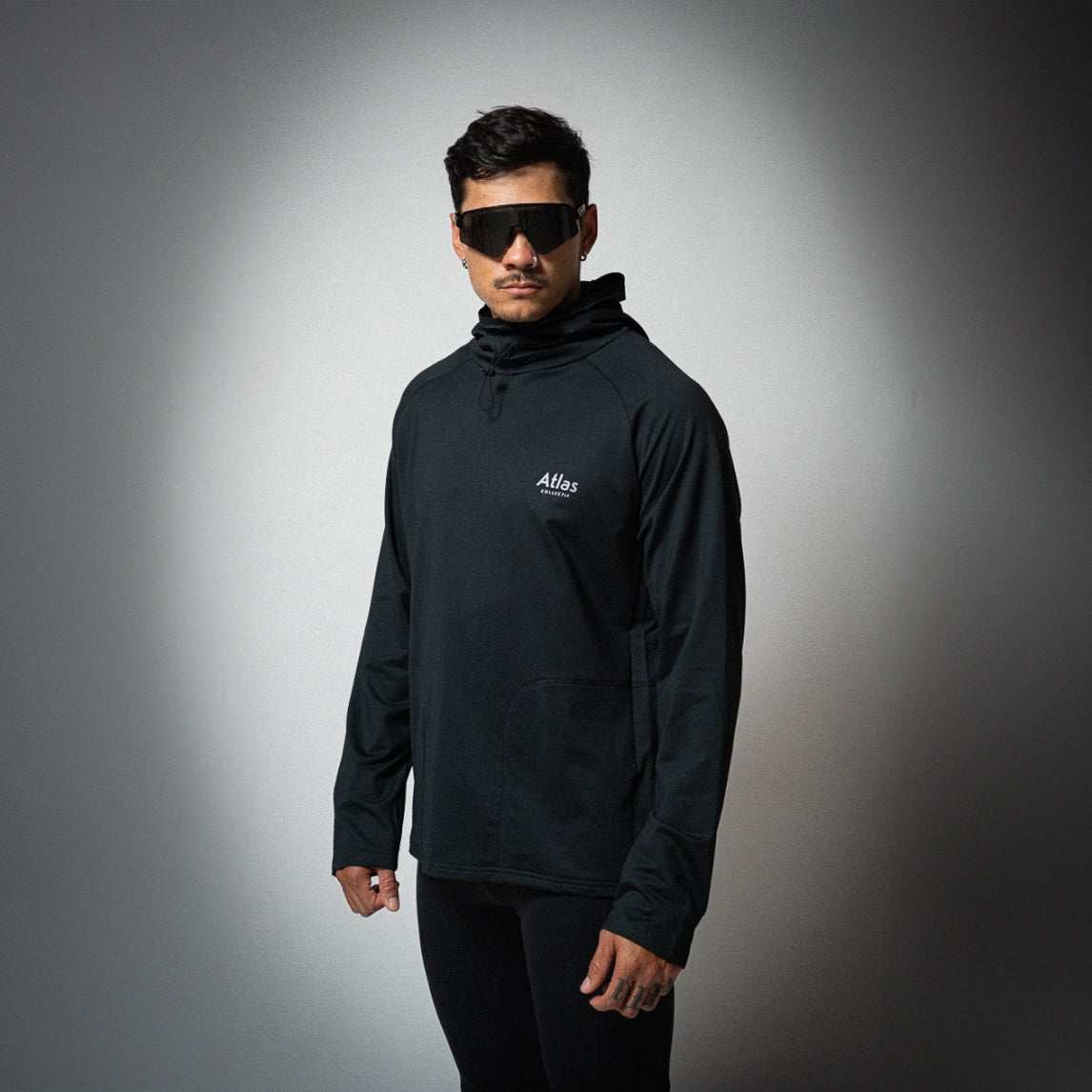 Illumi Trax Running Balaclava Hoodie Black