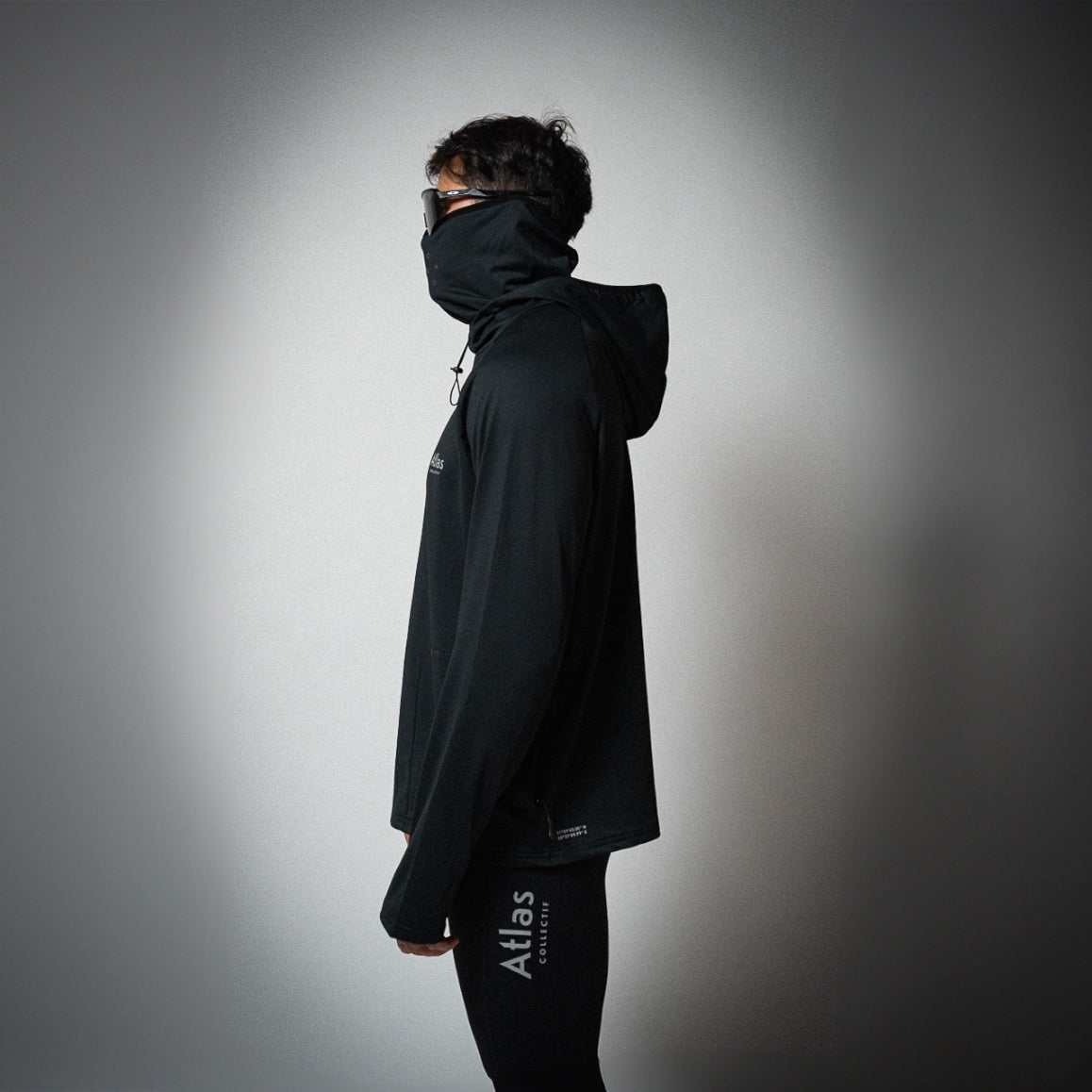 Illumi Trax Running Balaclava Hoodie Black