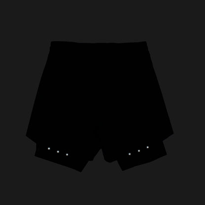 AC - Core 2 in 1 Running Shorts - Black