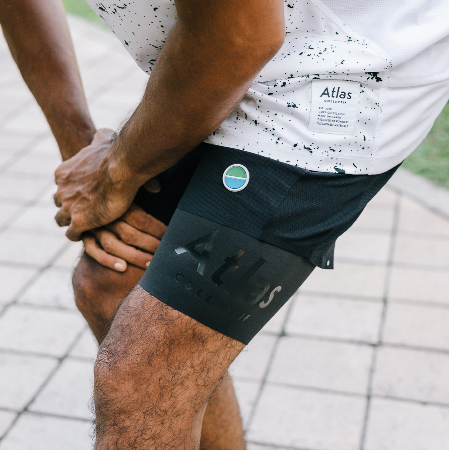 AC - Core 2 in 1 Running Shorts - Black